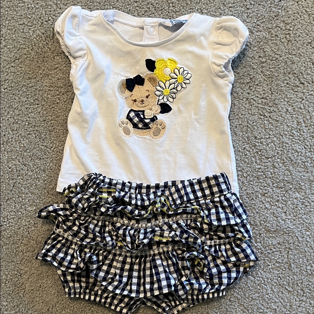 EUC Mayoral Matching Ruffle Skirt Outfit Set 🚭